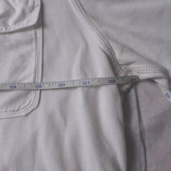 Lacoste‎ Men's White Short Sleeve Polo Shirt Size 6 Pocket Casual - Picture 6 of 8